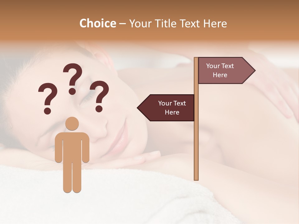 Beauty Therapy Lady PowerPoint Template