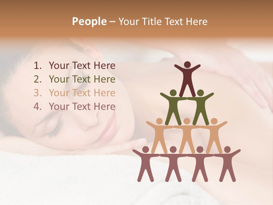 Beauty Therapy Lady PowerPoint Template