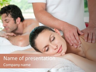 Towel Wellbeing Care PowerPoint Template