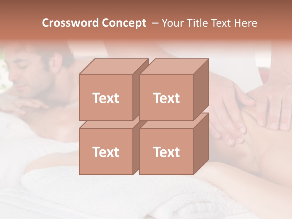 Towel Wellbeing Care PowerPoint Template