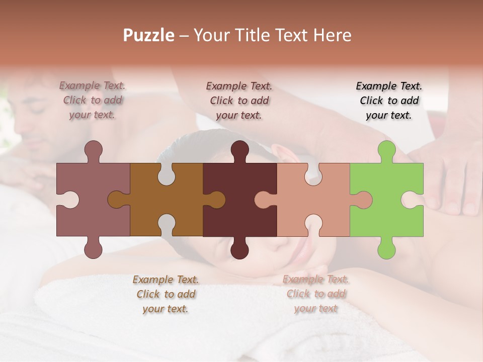 Towel Wellbeing Care PowerPoint Template