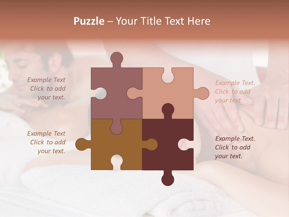 Towel Wellbeing Care PowerPoint Template