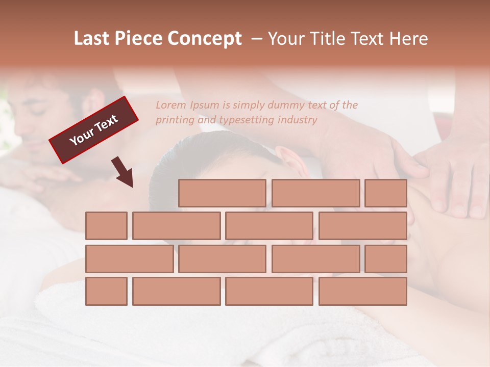 Towel Wellbeing Care PowerPoint Template