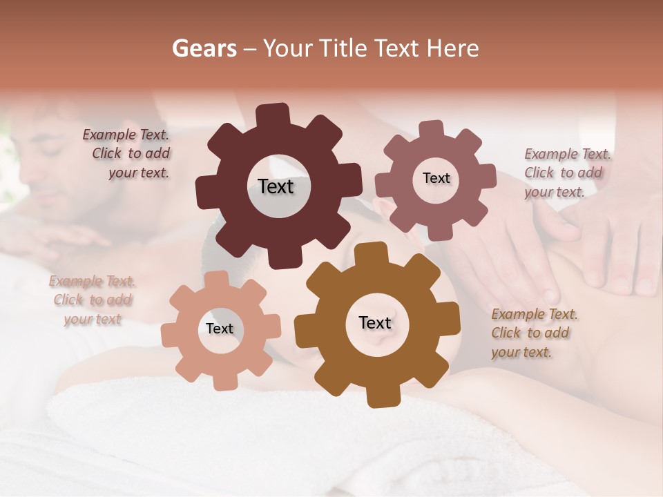 Towel Wellbeing Care PowerPoint Template