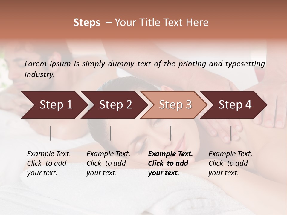 Towel Wellbeing Care PowerPoint Template