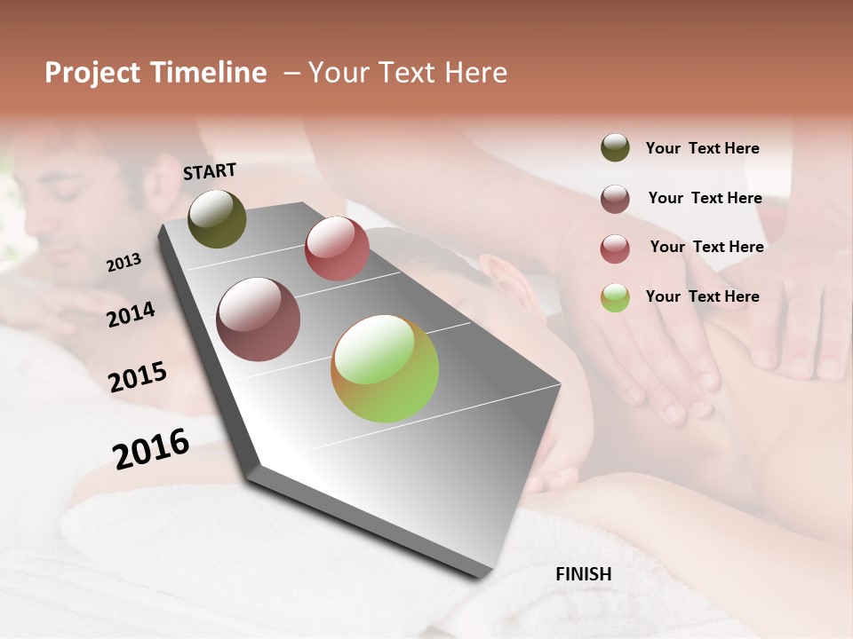 Towel Wellbeing Care PowerPoint Template