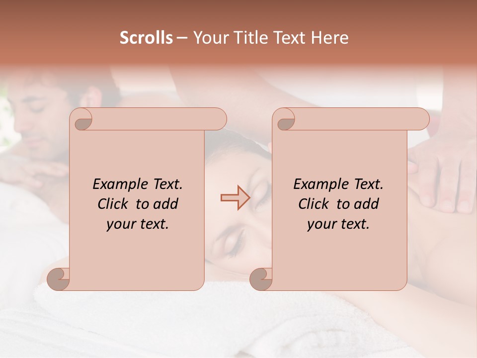 Towel Wellbeing Care PowerPoint Template