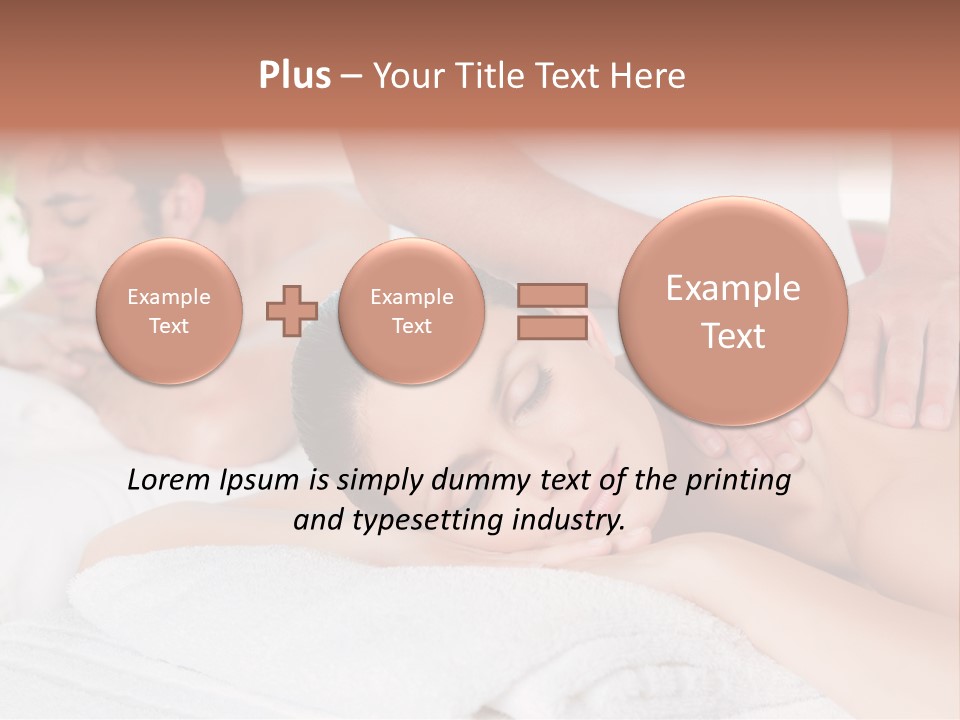 Towel Wellbeing Care PowerPoint Template