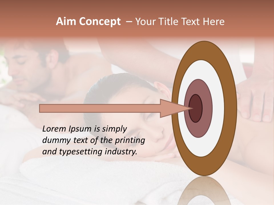 Towel Wellbeing Care PowerPoint Template