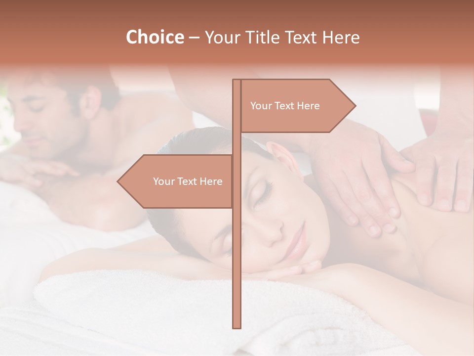 Towel Wellbeing Care PowerPoint Template