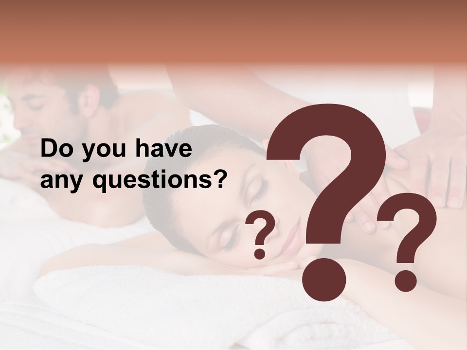 Towel Wellbeing Care PowerPoint Template