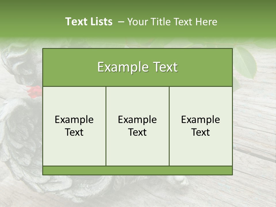 White Cemetery Angel PowerPoint Template
