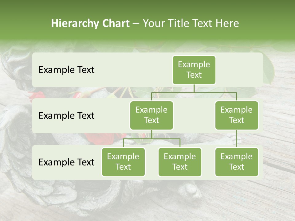 White Cemetery Angel PowerPoint Template