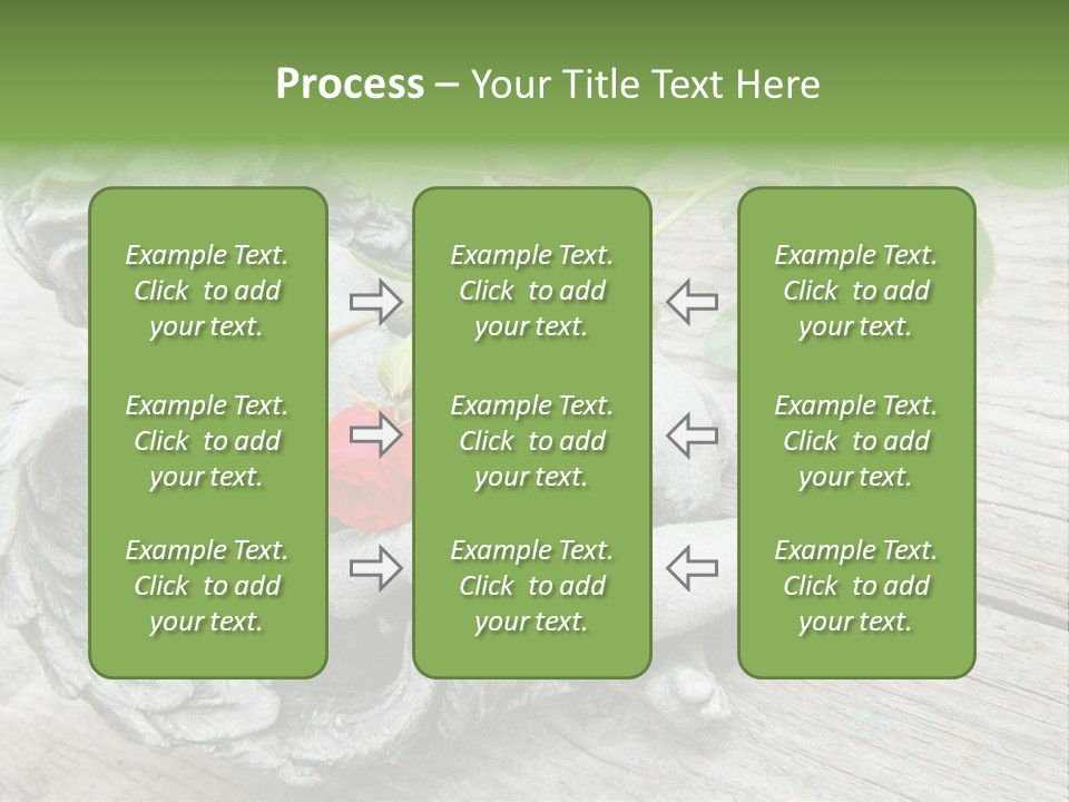 White Cemetery Angel PowerPoint Template