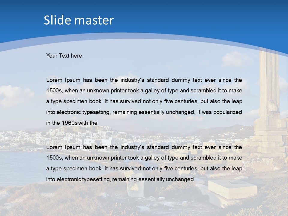 Monumental Architecture Greek PowerPoint Template