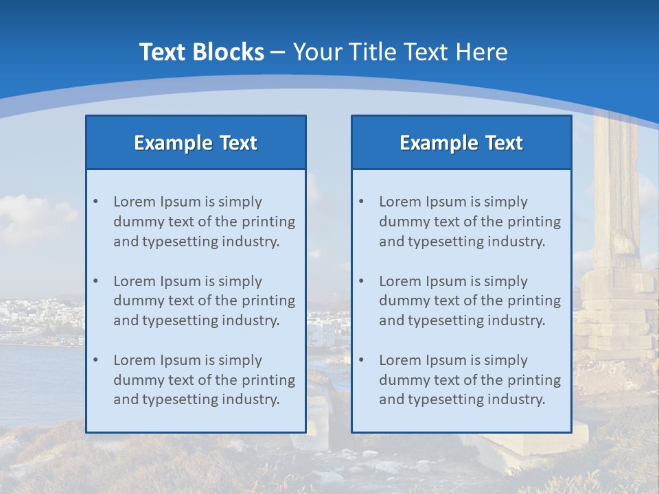 Monumental Architecture Greek PowerPoint Template