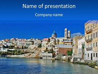 Landscape Vacation Coast PowerPoint Template