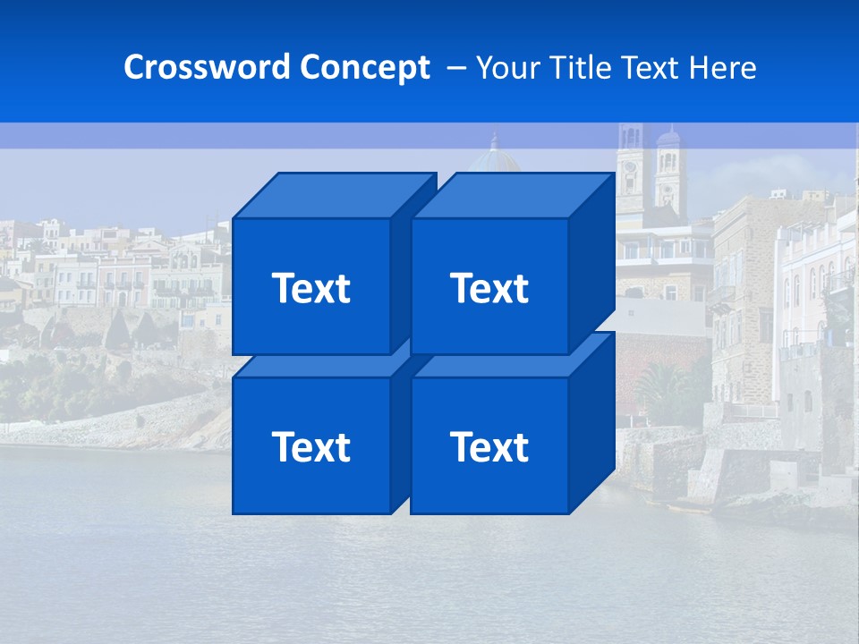 Landscape Vacation Coast PowerPoint Template
