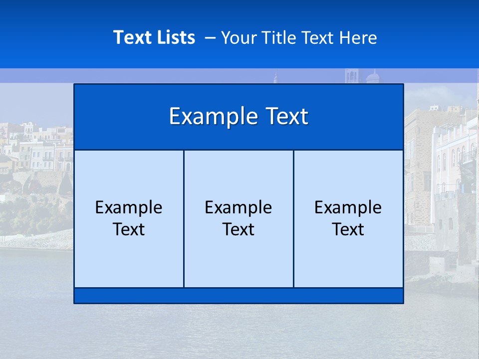 Landscape Vacation Coast PowerPoint Template