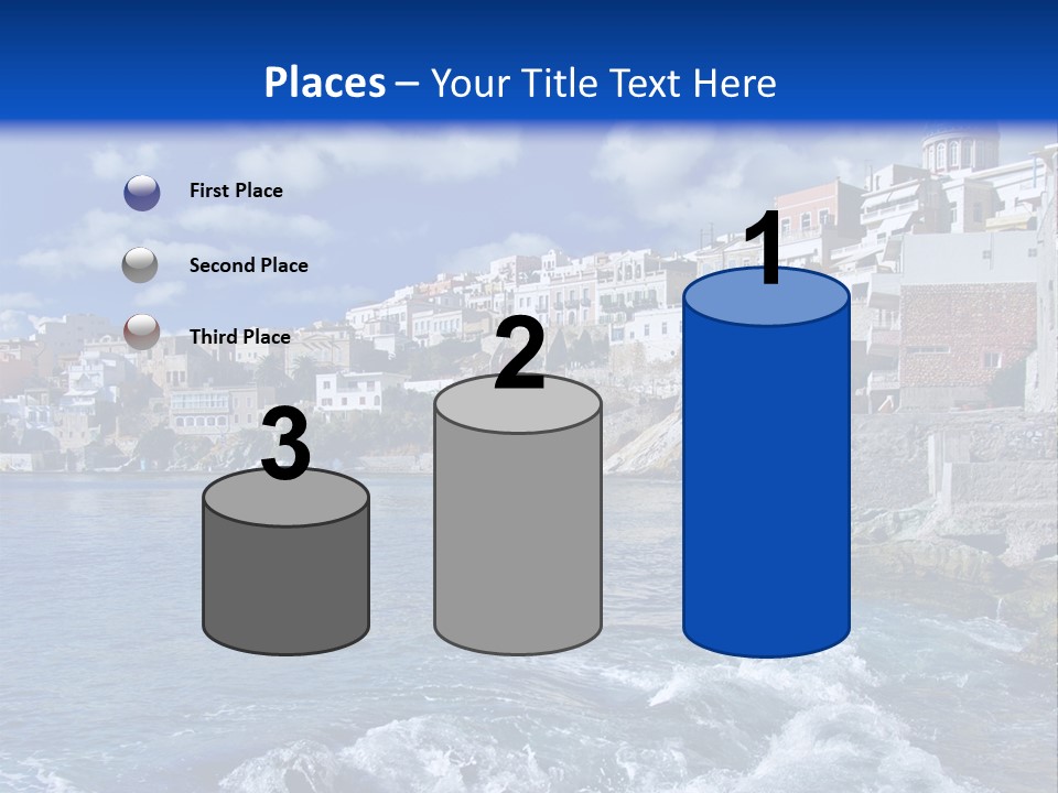 Nature Blue City PowerPoint Template