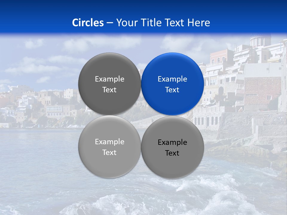 Nature Blue City PowerPoint Template