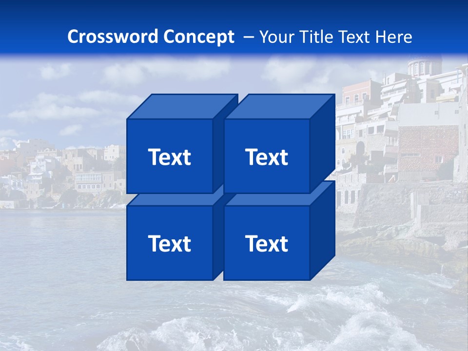 Nature Blue City PowerPoint Template