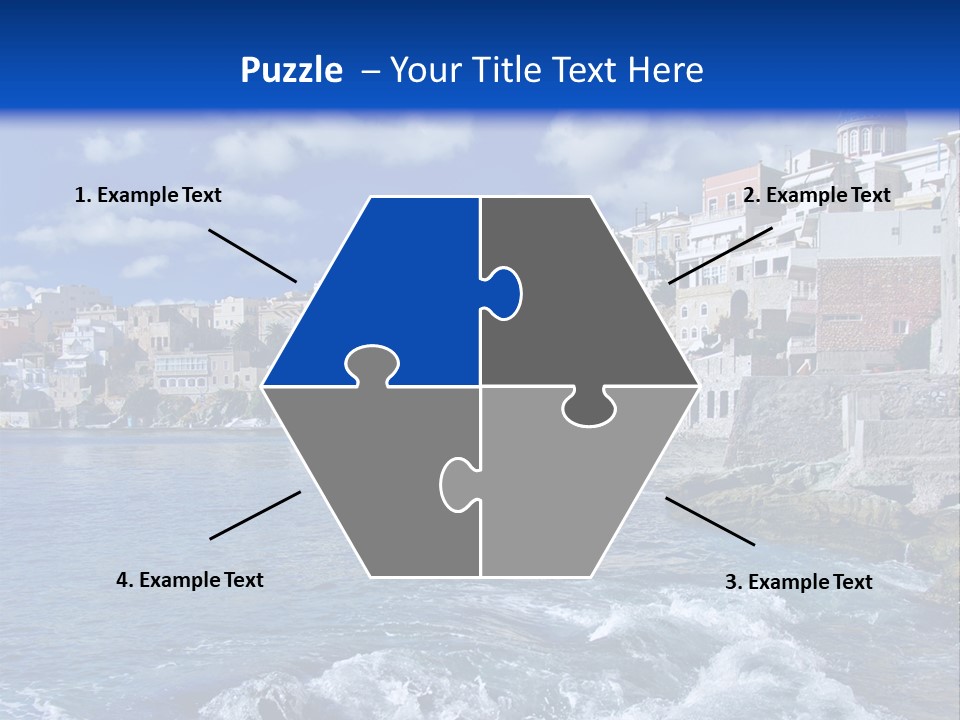 Nature Blue City PowerPoint Template