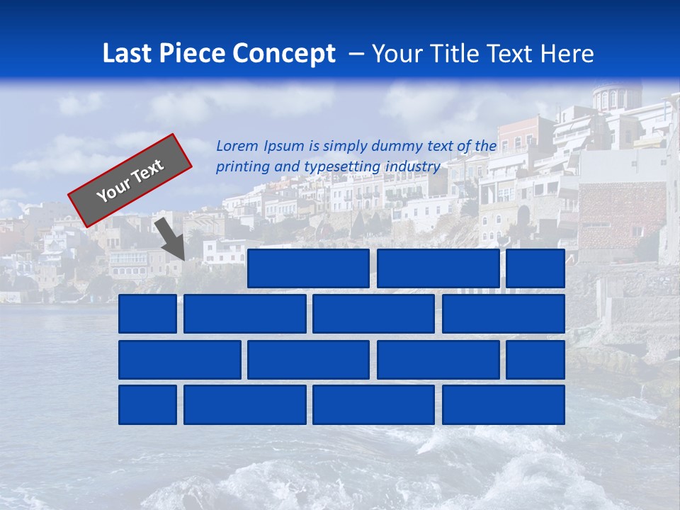 Nature Blue City PowerPoint Template