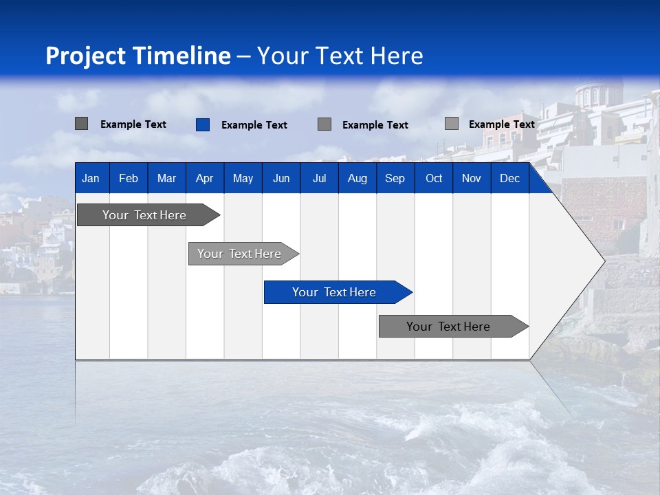 Nature Blue City PowerPoint Template