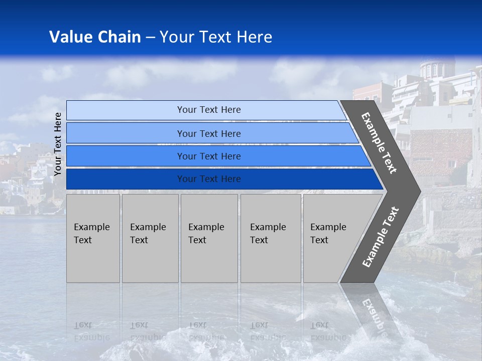 Nature Blue City PowerPoint Template