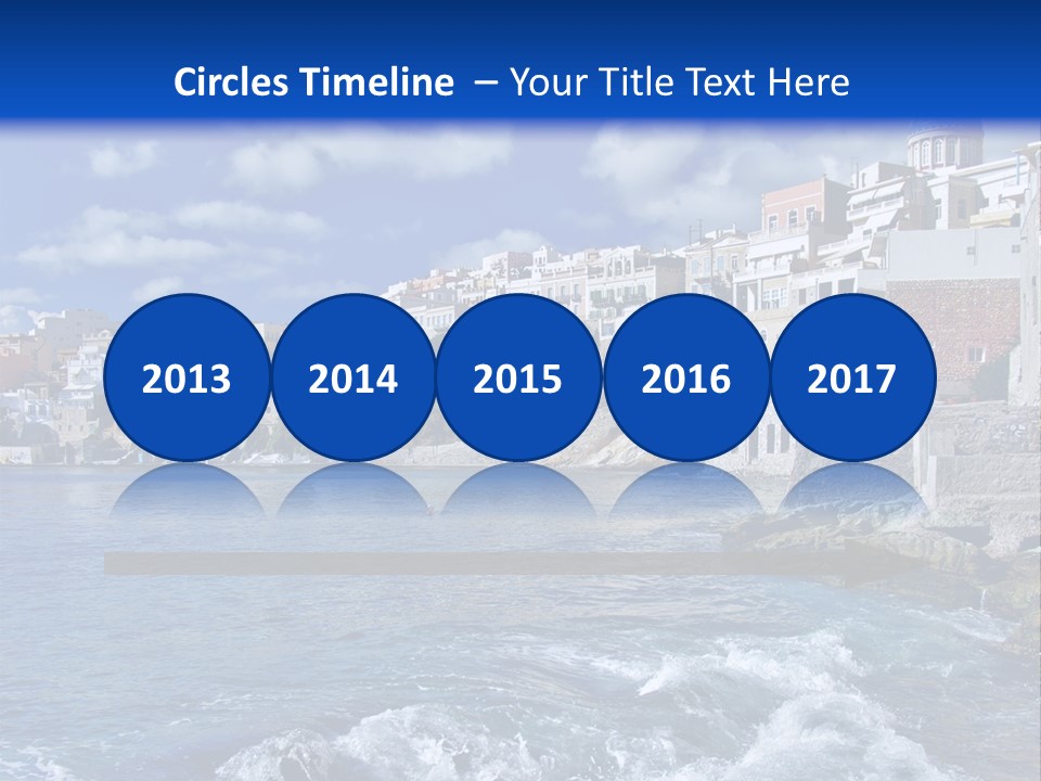 Nature Blue City PowerPoint Template