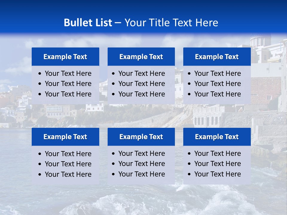 Nature Blue City PowerPoint Template