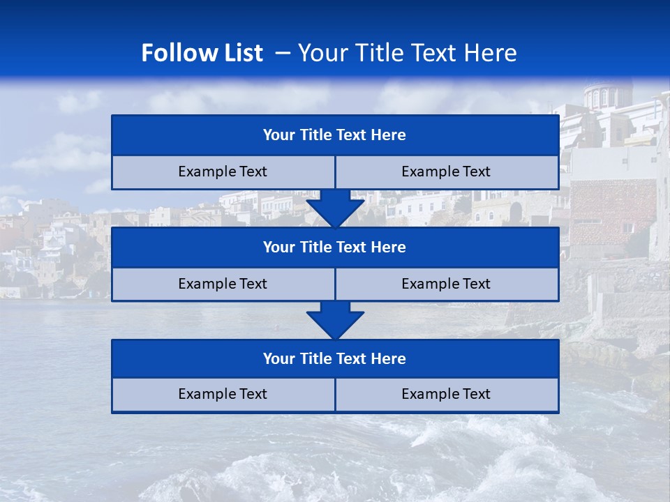 Nature Blue City PowerPoint Template