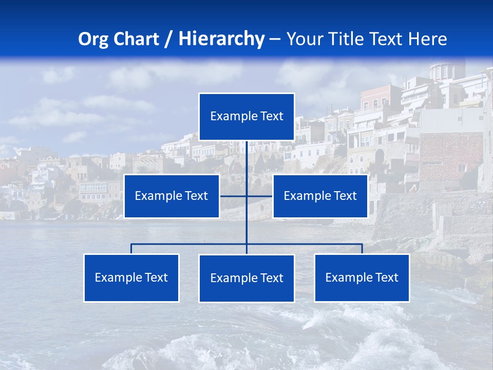 Nature Blue City PowerPoint Template