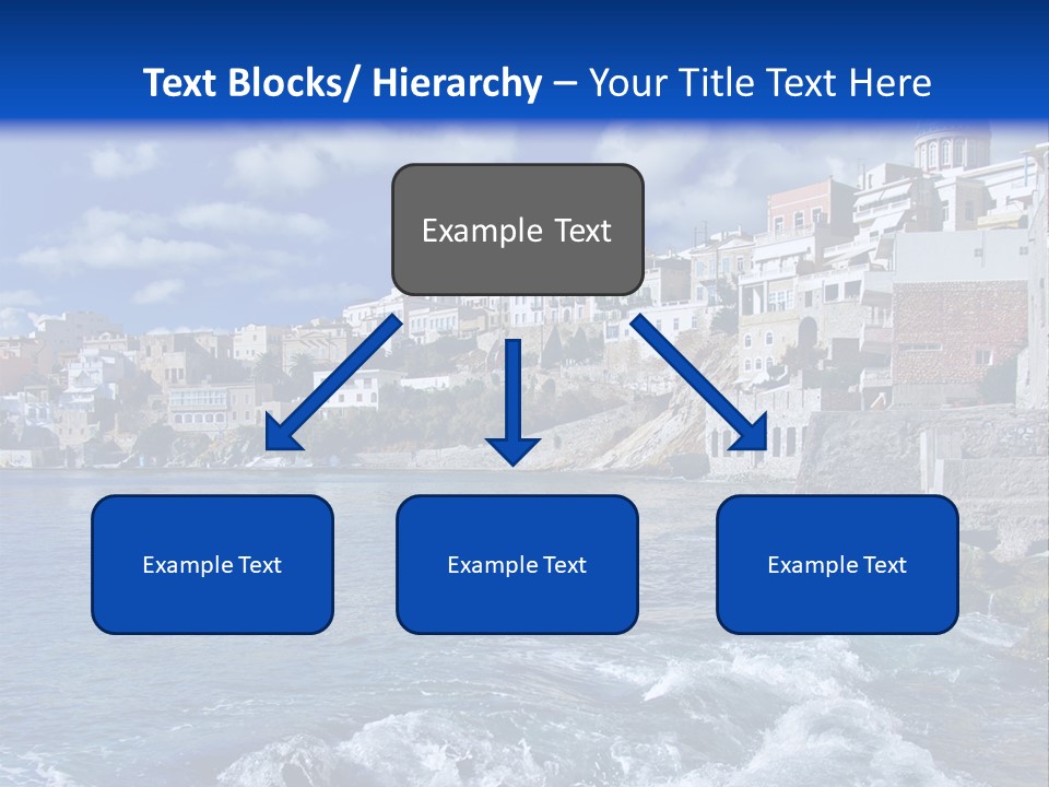 Nature Blue City PowerPoint Template