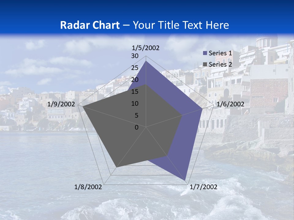 Nature Blue City PowerPoint Template