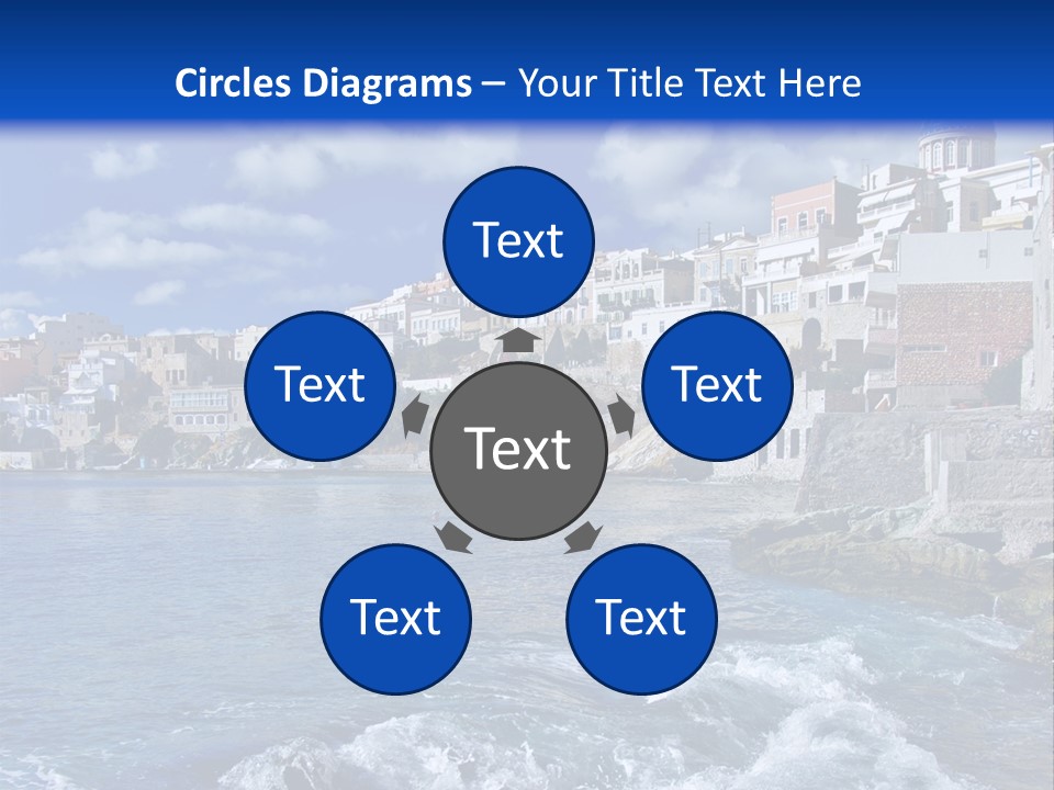 Nature Blue City PowerPoint Template