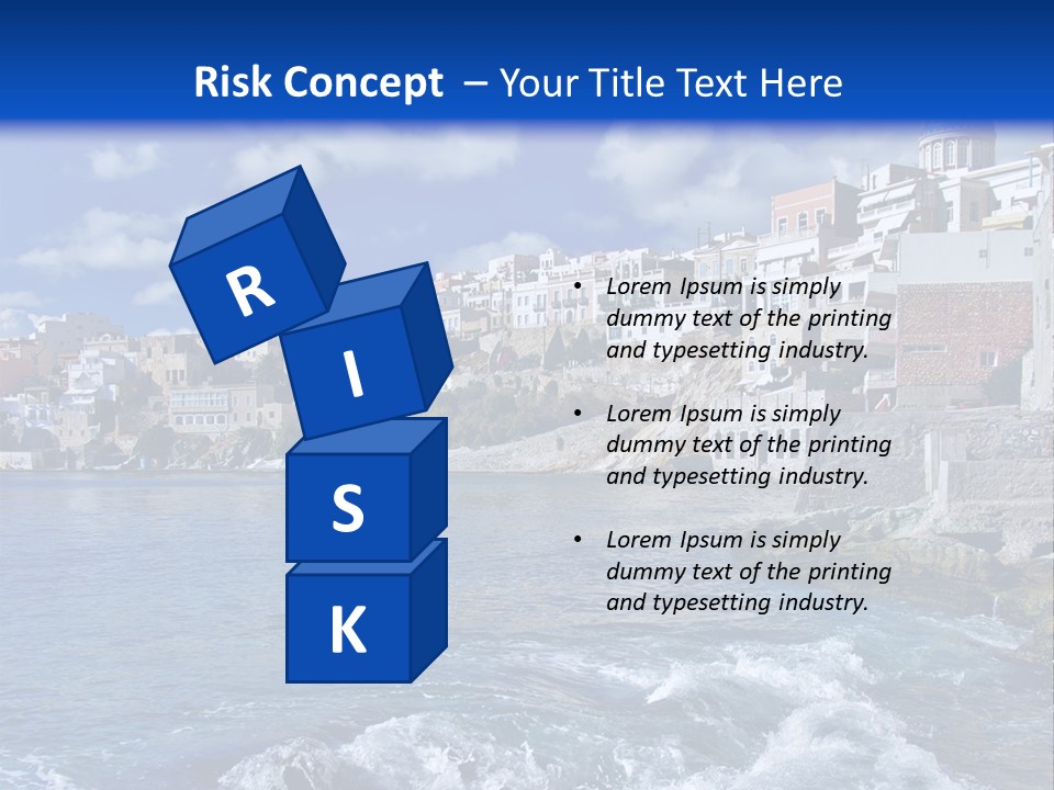 Nature Blue City PowerPoint Template