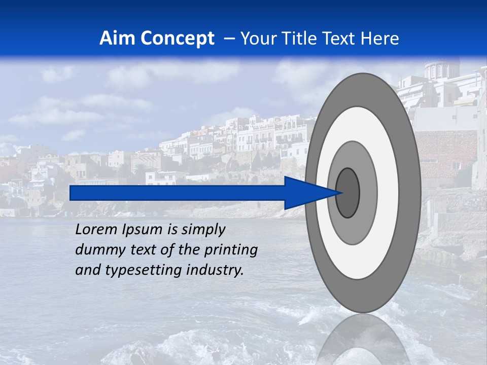 Nature Blue City PowerPoint Template