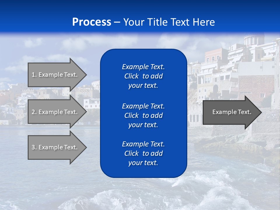 Nature Blue City PowerPoint Template