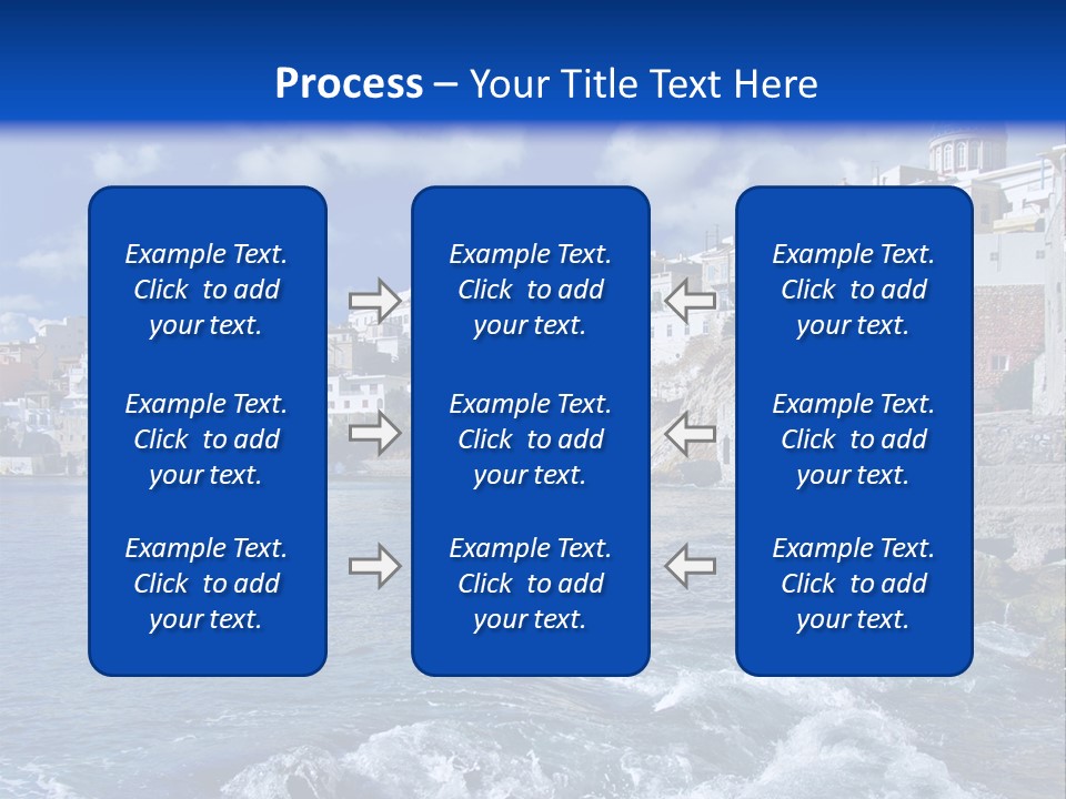 Nature Blue City PowerPoint Template