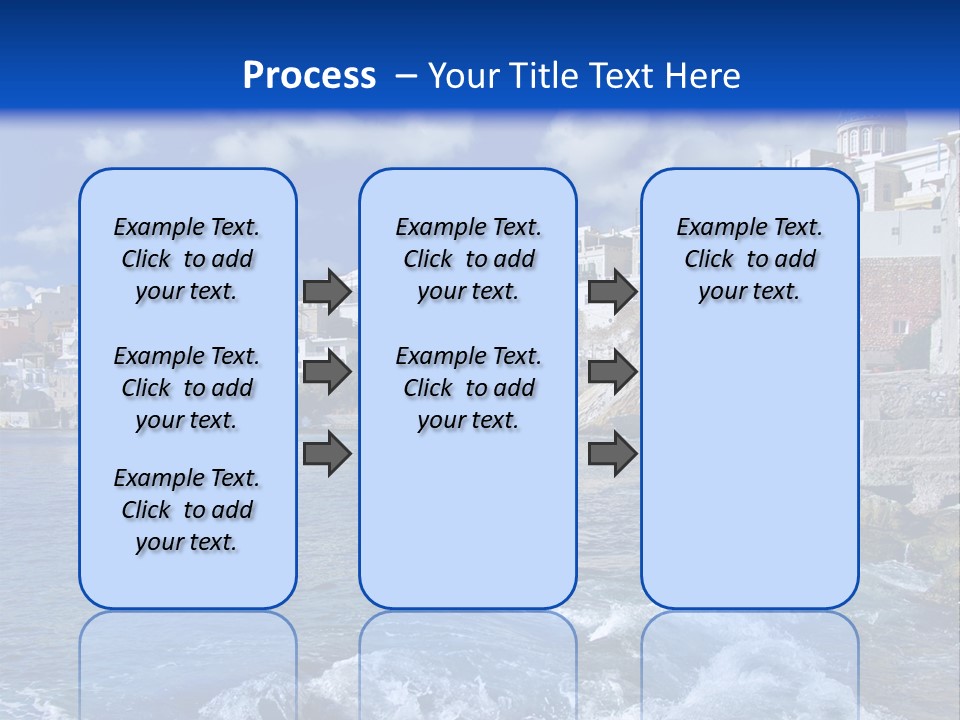 Nature Blue City PowerPoint Template