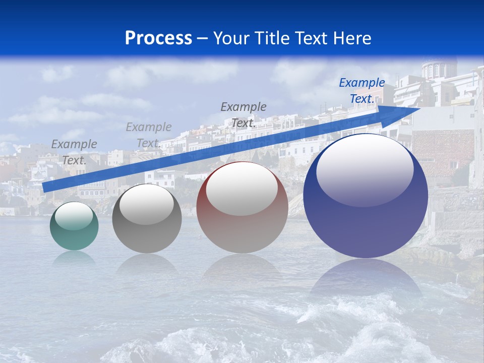 Nature Blue City PowerPoint Template