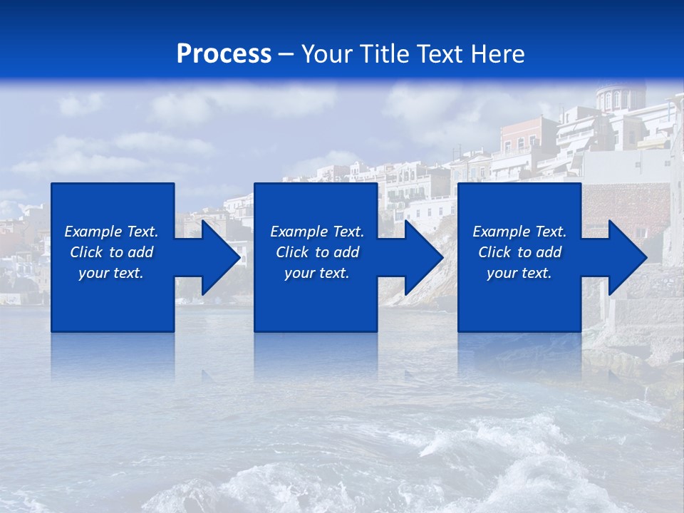 Nature Blue City PowerPoint Template