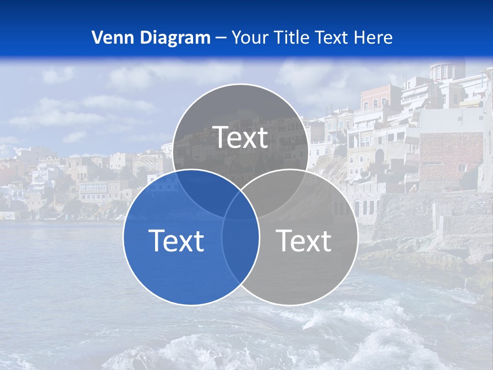 Nature Blue City PowerPoint Template