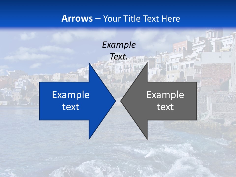 Nature Blue City PowerPoint Template