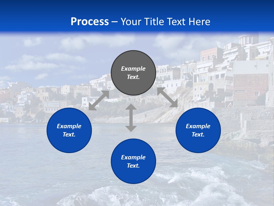 Nature Blue City PowerPoint Template