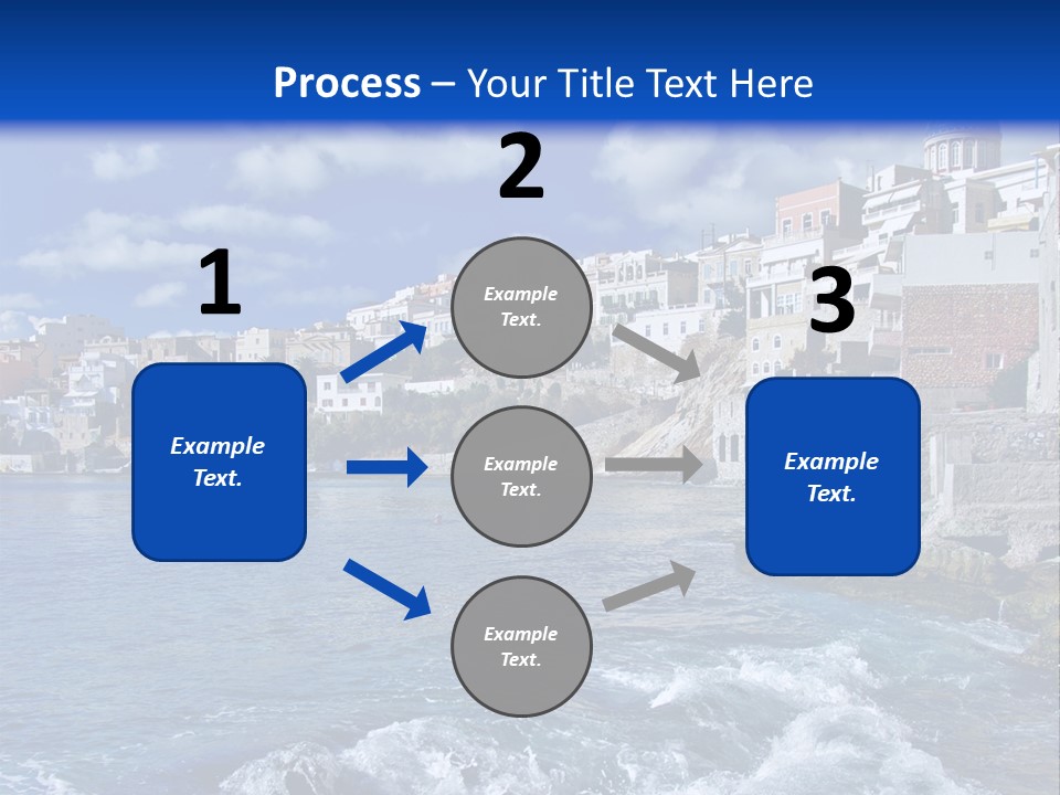 Nature Blue City PowerPoint Template