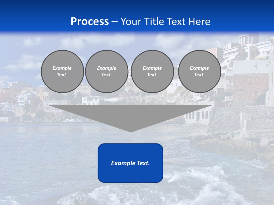 Nature Blue City PowerPoint Template