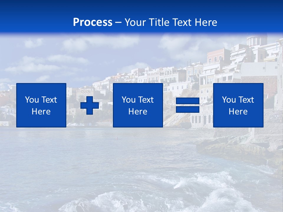 Nature Blue City PowerPoint Template